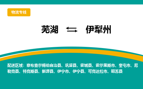 芜湖到伊犁州物流公司-货运专线高效准时「价格实惠」