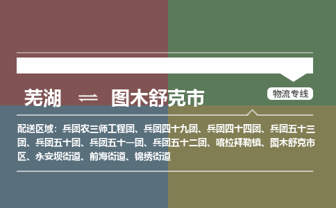 芜湖到图木舒克市物流公司-货运专线高效准时「价格实惠」