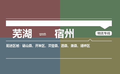 芜湖到宿州物流公司-货运专线机动性高「快运直达」