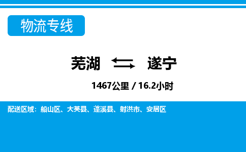 芜湖到遂宁物流公司要几天_芜湖到遂宁物流专线价格_芜湖至遂宁货运公司电话