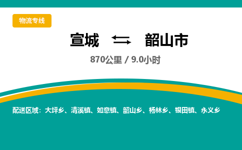 宣城到韶山市物流公司要几天_宣城到韶山市物流专线价格_宣城至韶山市货运公司电话