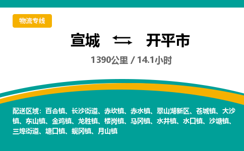 宣城到开平市物流公司要几天_宣城到开平市物流专线价格_宣城至开平市货运公司电话