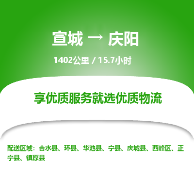 宣城到庆阳物流公司要几天_宣城到庆阳物流专线价格_宣城至庆阳货运公司电话