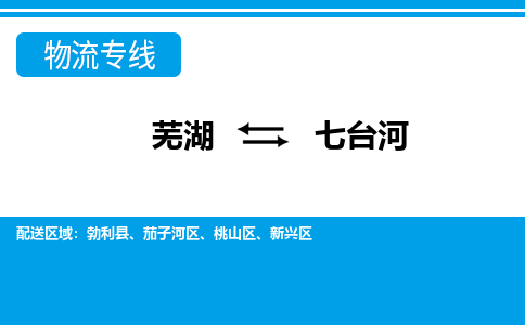 芜湖到七台河物流公司要几天_芜湖到七台河物流专线价格_芜湖至七台河货运公司电话