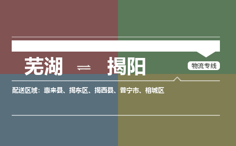 芜湖到揭阳物流公司-货运专线急速响应「安全快捷」