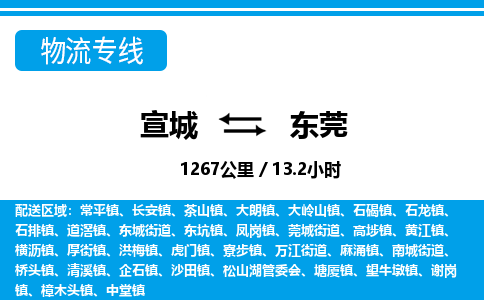 宣城到东莞物流公司要几天_宣城到东莞物流专线价格_宣城至东莞货运公司电话