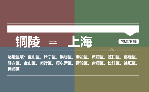 铜陵到上海物流公司要几天_铜陵到上海物流专线价格_铜陵至上海货运公司电话