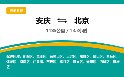 安庆到北京物流公司要几天_安庆到北京物流专线价格_安庆至北京货运公司电话