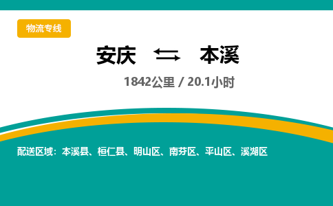 安庆到本溪物流公司要几天_安庆到本溪物流专线价格_安庆至本溪货运公司电话