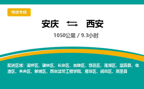 安庆到西安物流公司要几天_安庆到西安物流专线价格_安庆至西安货运公司电话