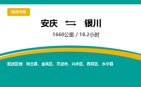 安庆到银川物流公司要几天_安庆到银川物流专线价格_安庆至银川货运公司电话