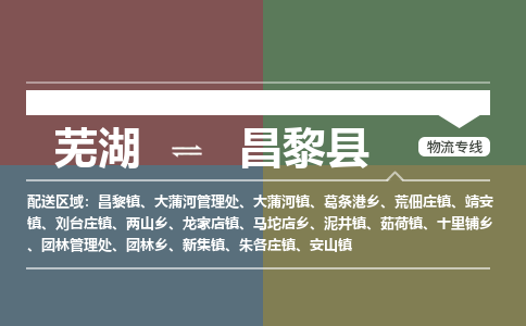 芜湖到昌黎县物流公司-货运专线高效运输「价格优惠」