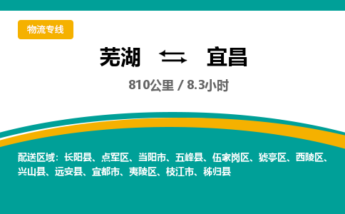 芜湖到宜昌物流公司-货运专线高效准时「全境配送」