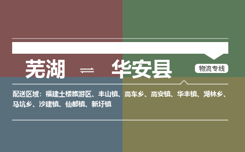 芜湖到华安县物流公司-货运专线急速响应「安全快捷」