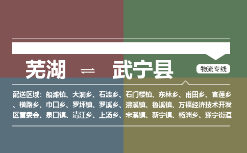 芜湖到武宁县物流公司-货运专线高效准时「丢损必赔」