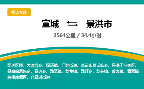 宣城到景洪市物流公司要几天_宣城到景洪市物流专线价格_宣城至景洪市货运公司电话