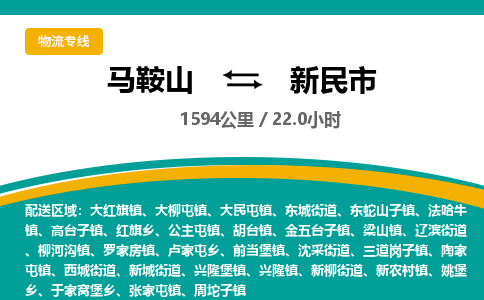 马鞍山到新民市物流公司要几天_马鞍山到新民市物流专线价格_马鞍山至新民市货运公司电话