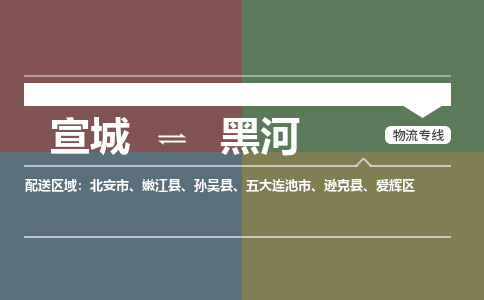 宣城到黑河物流公司要几天_宣城到黑河物流专线价格_宣城至黑河货运公司电话