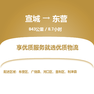 宣城到东营物流公司要几天_宣城到东营物流专线价格_宣城至东营货运公司电话