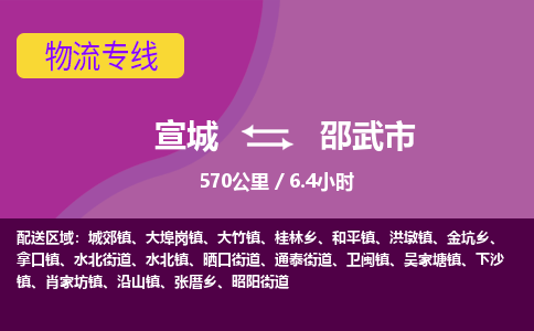 宣城到邵武市物流公司要几天_宣城到邵武市物流专线价格_宣城至邵武市货运公司电话