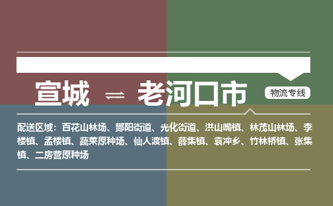 宣城到老河口市物流公司要几天_宣城到老河口市物流专线价格_宣城至老河口市货运公司电话