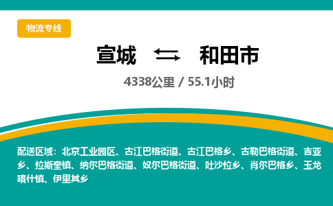 宣城到和田市物流公司要几天_宣城到和田市物流专线价格_宣城至和田市货运公司电话